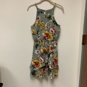 IZ Beyer ruffled flower dress